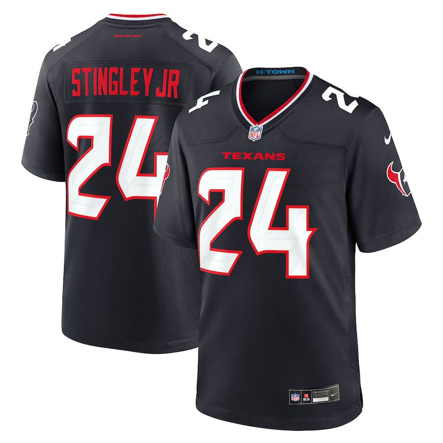 Men Houston Texans #24 Derek Stingley Jr. Nike Navy Game NFL Jersey->houston texans->NFL Jersey